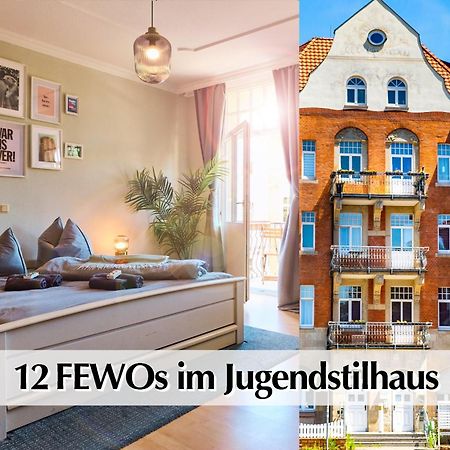 12 Fewos Im Jugendstilhaus Mit Aufzug, Terrasse, Kingsize-Bett, Smart-Tv, Etc Ерфурт Екстериор снимка