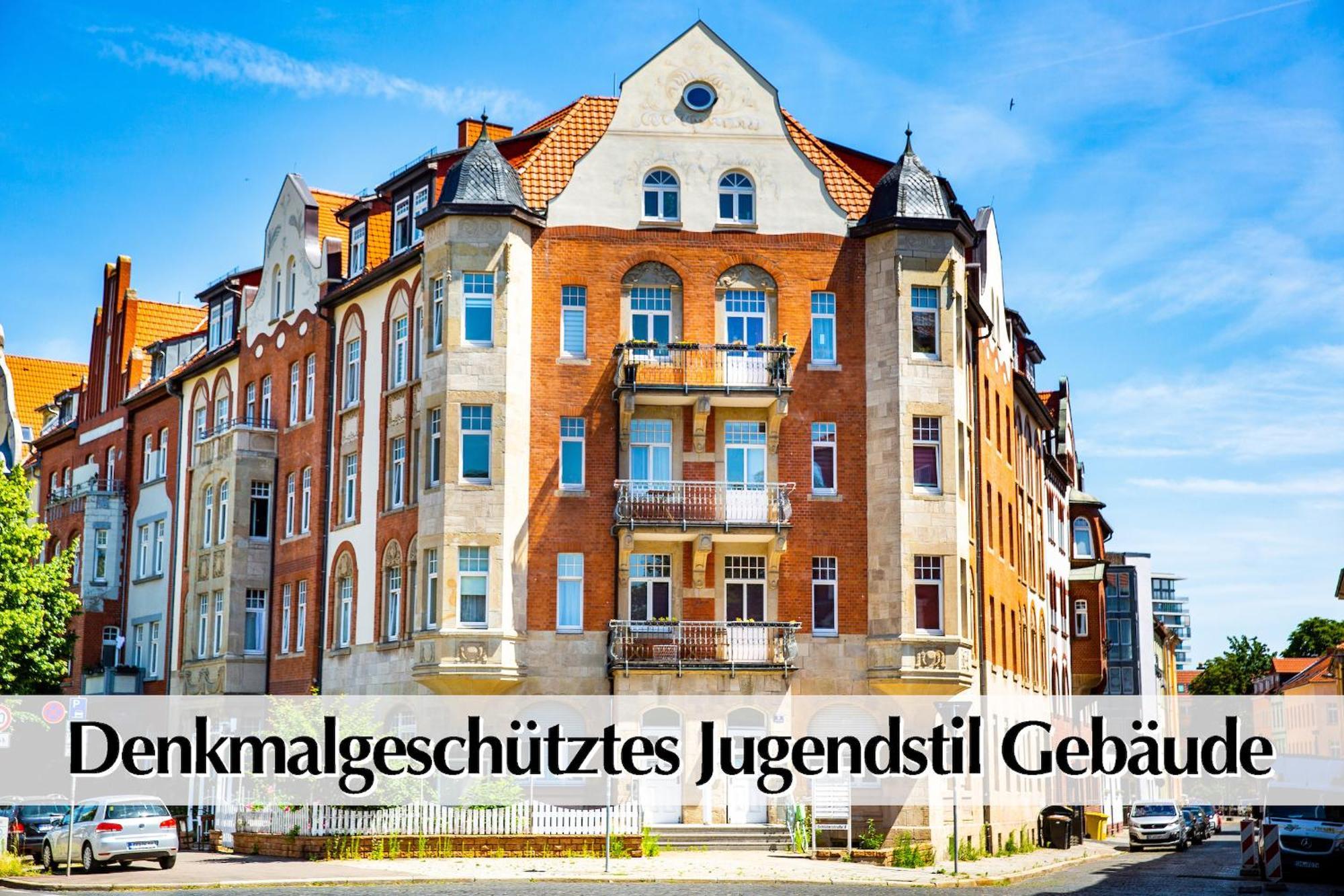 12 Fewos Im Jugendstilhaus Mit Aufzug, Terrasse, Kingsize-Bett, Smart-Tv, Etc Ерфурт Екстериор снимка