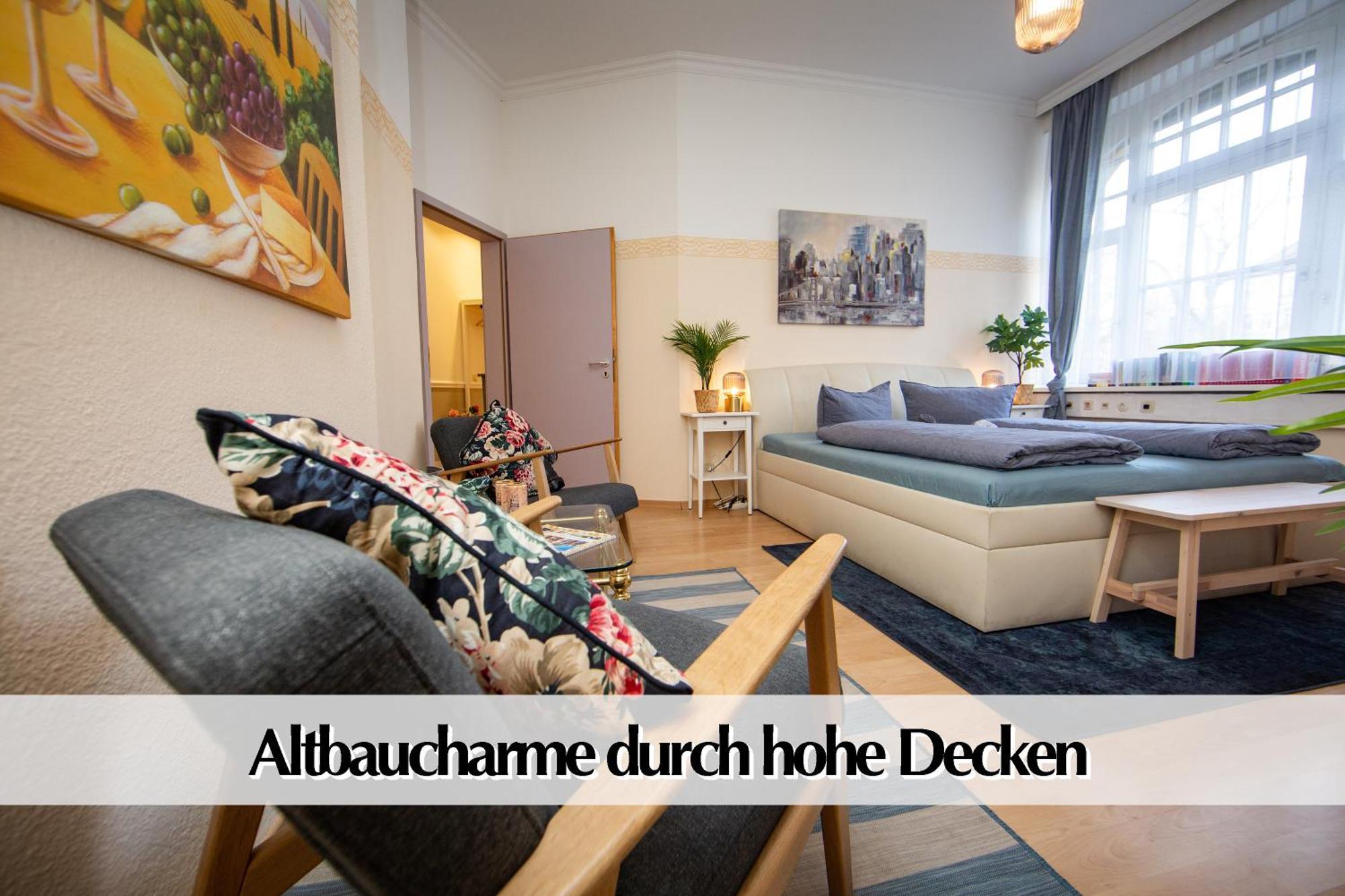 12 Fewos Im Jugendstilhaus Mit Aufzug, Terrasse, Kingsize-Bett, Smart-Tv, Etc Ерфурт Екстериор снимка