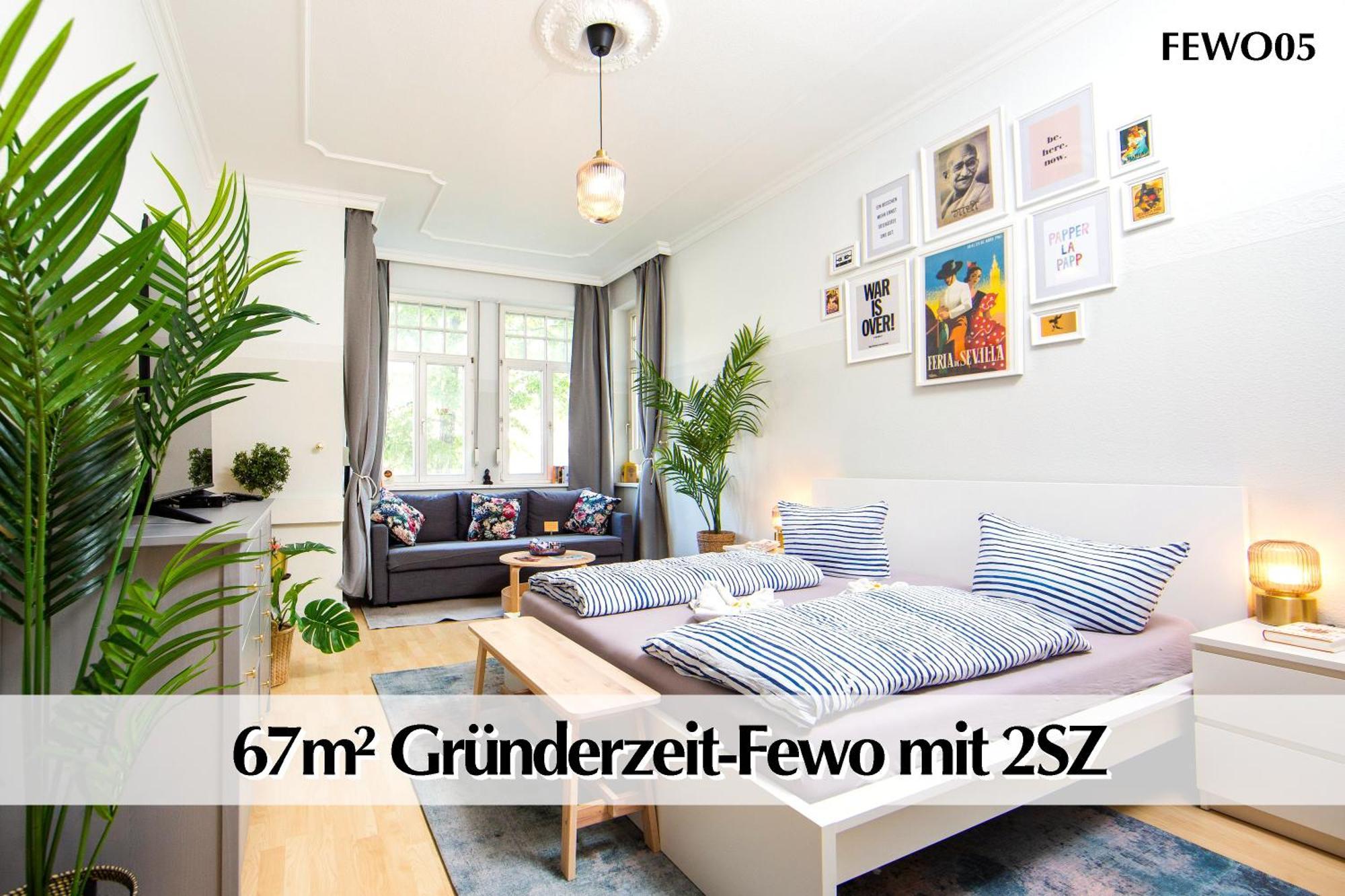 12 Fewos Im Jugendstilhaus Mit Aufzug, Terrasse, Kingsize-Bett, Smart-Tv, Etc Ерфурт Екстериор снимка