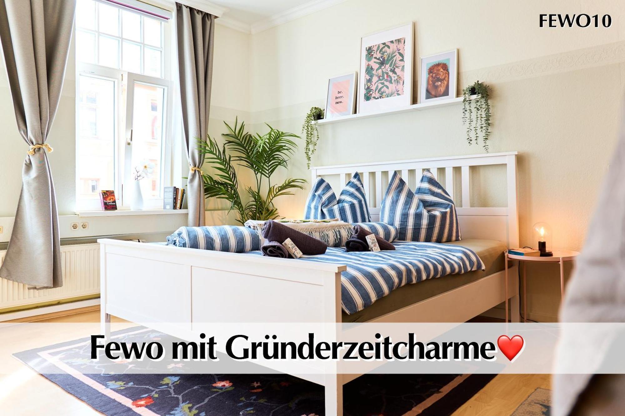 12 Fewos Im Jugendstilhaus Mit Aufzug, Terrasse, Kingsize-Bett, Smart-Tv, Etc Ерфурт Екстериор снимка
