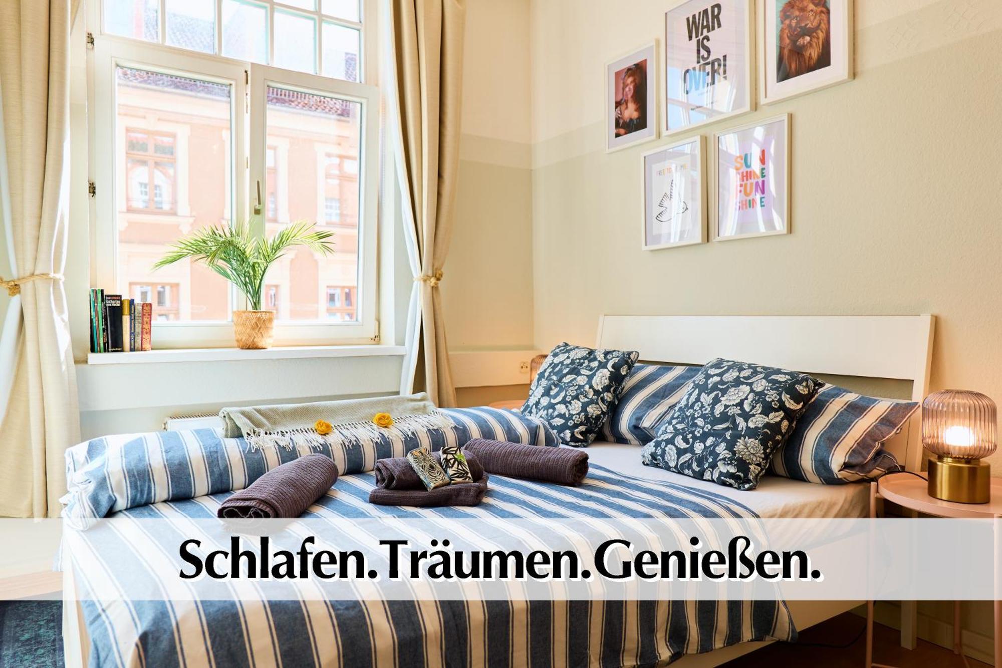 12 Fewos Im Jugendstilhaus Mit Aufzug, Terrasse, Kingsize-Bett, Smart-Tv, Etc Ерфурт Стая снимка