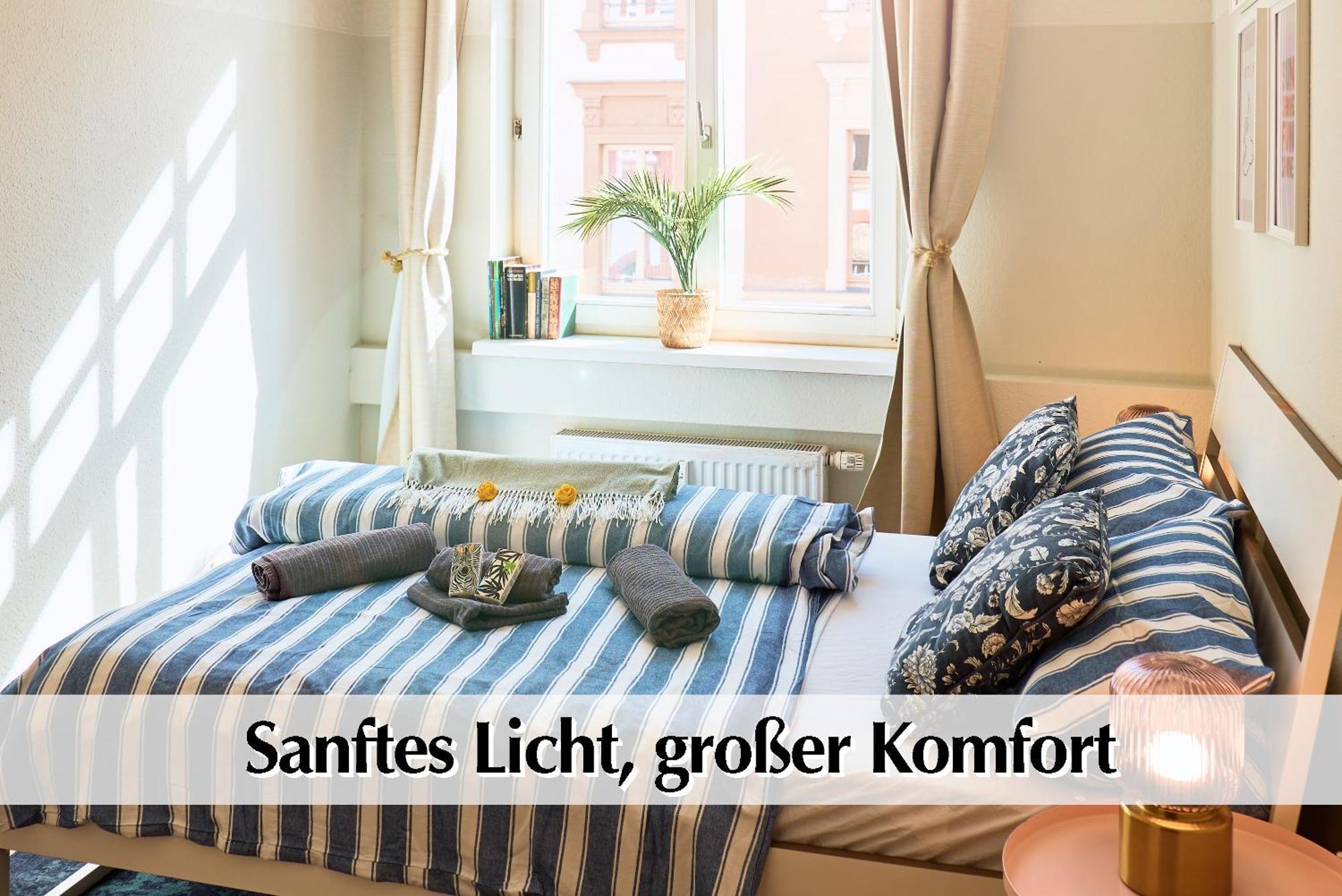 12 Fewos Im Jugendstilhaus Mit Aufzug, Terrasse, Kingsize-Bett, Smart-Tv, Etc Ерфурт Стая снимка