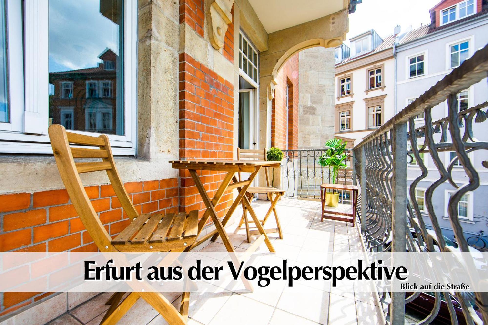 12 Fewos Im Jugendstilhaus Mit Aufzug, Terrasse, Kingsize-Bett, Smart-Tv, Etc Ерфурт Стая снимка