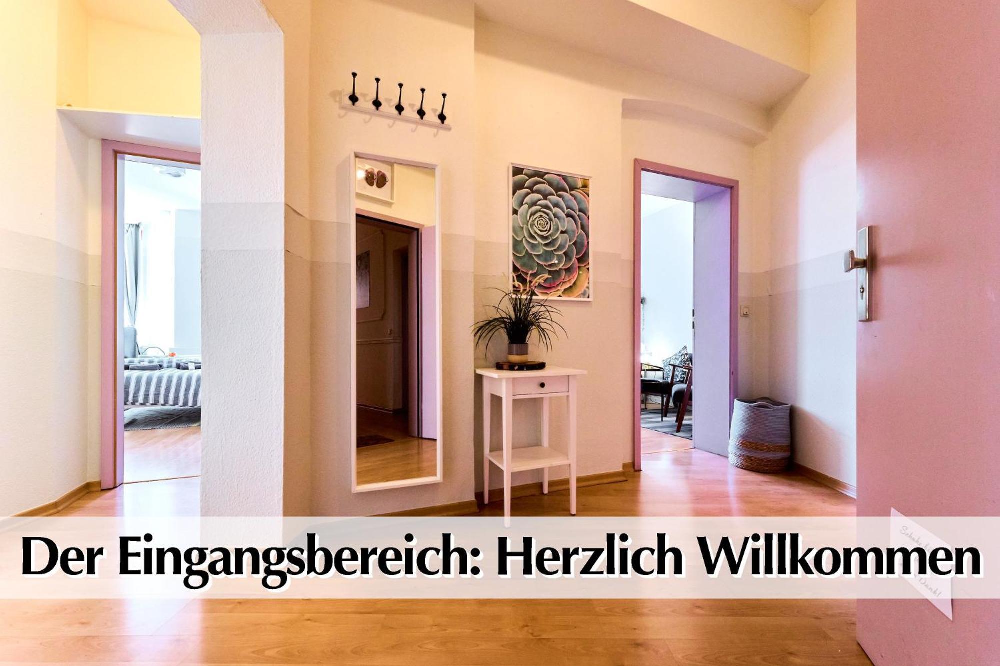 12 Fewos Im Jugendstilhaus Mit Aufzug, Terrasse, Kingsize-Bett, Smart-Tv, Etc Ерфурт Стая снимка