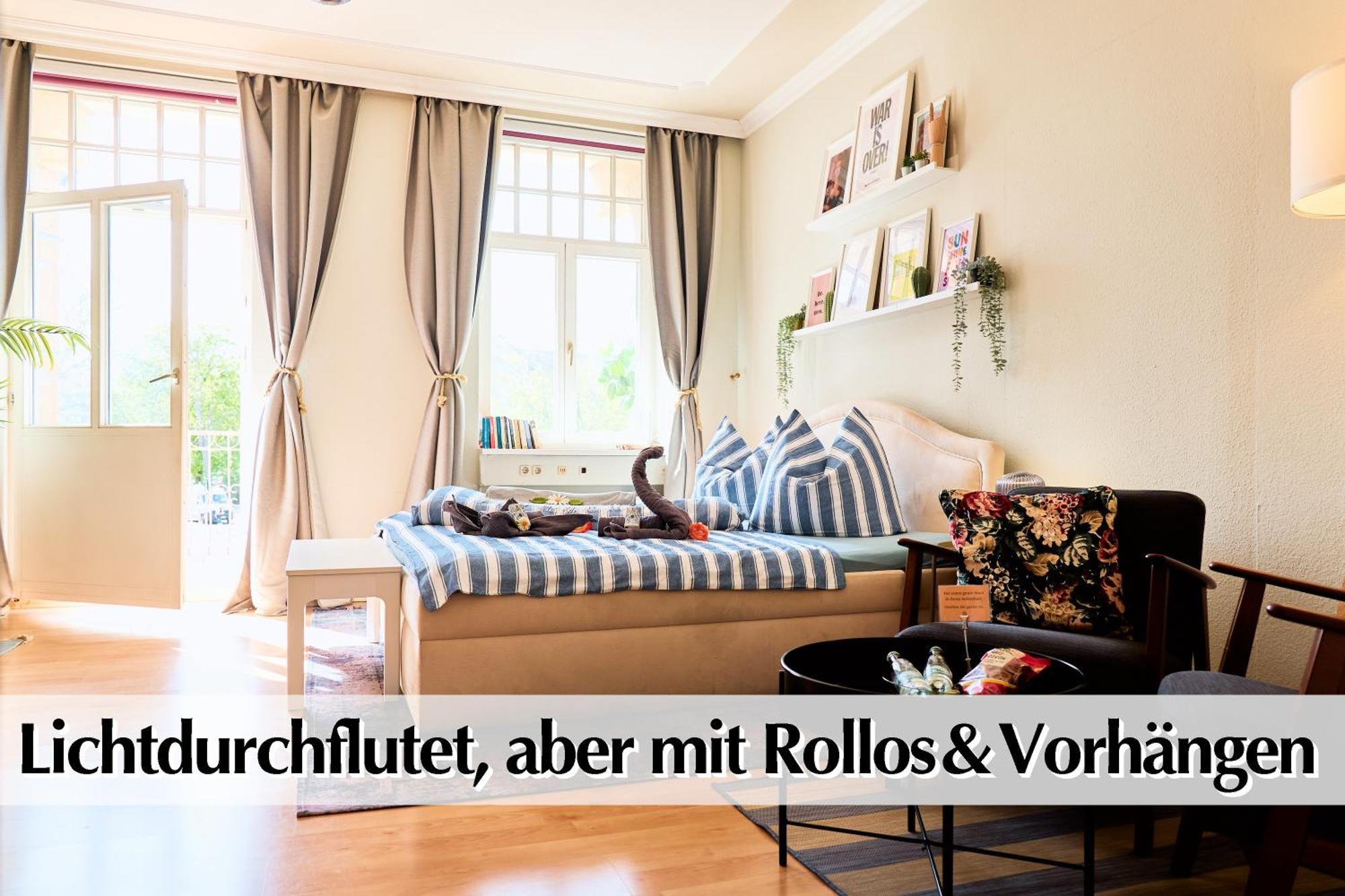 12 Fewos Im Jugendstilhaus Mit Aufzug, Terrasse, Kingsize-Bett, Smart-Tv, Etc Ерфурт Стая снимка