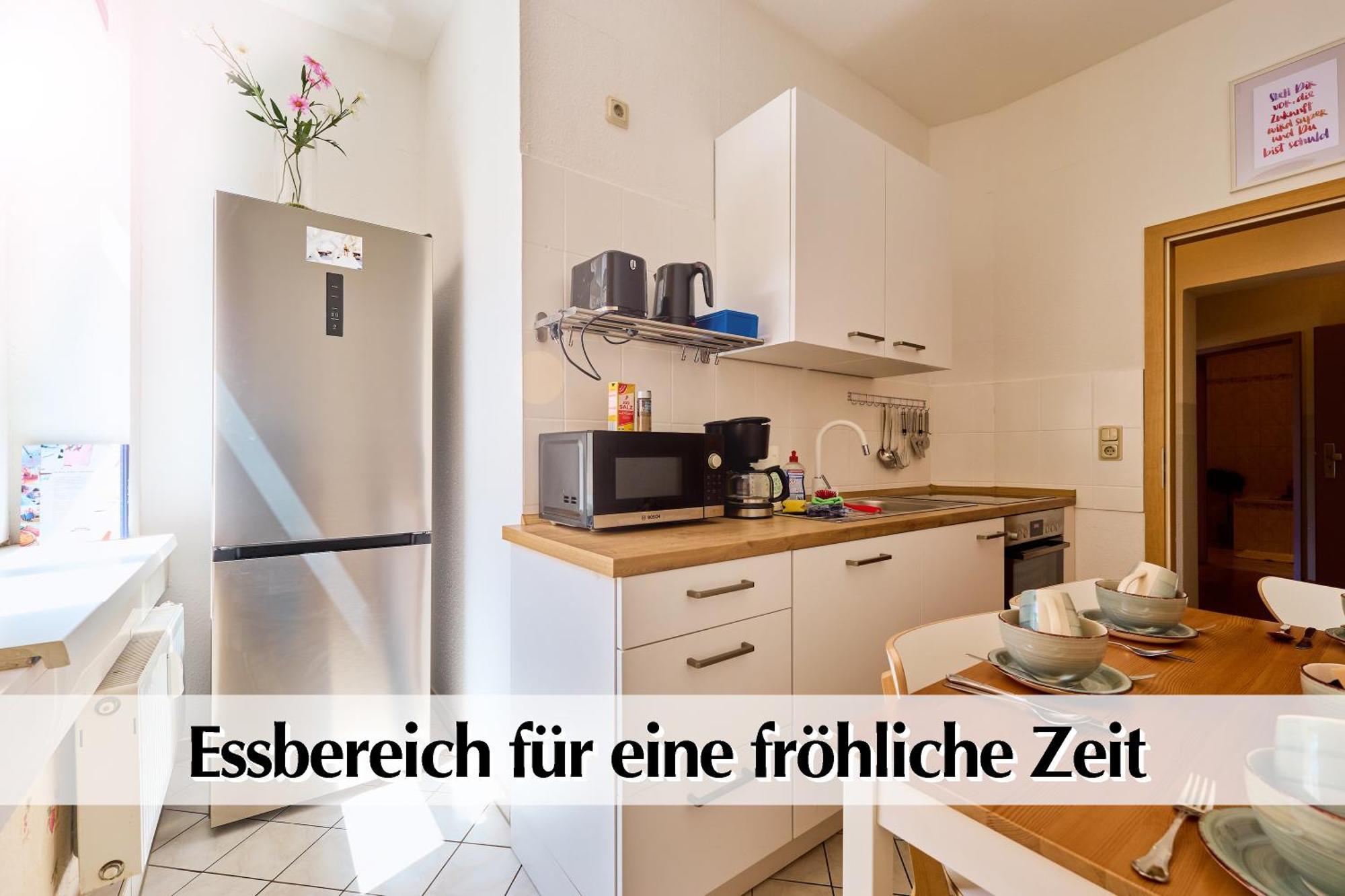 12 Fewos Im Jugendstilhaus Mit Aufzug, Terrasse, Kingsize-Bett, Smart-Tv, Etc Ерфурт Стая снимка