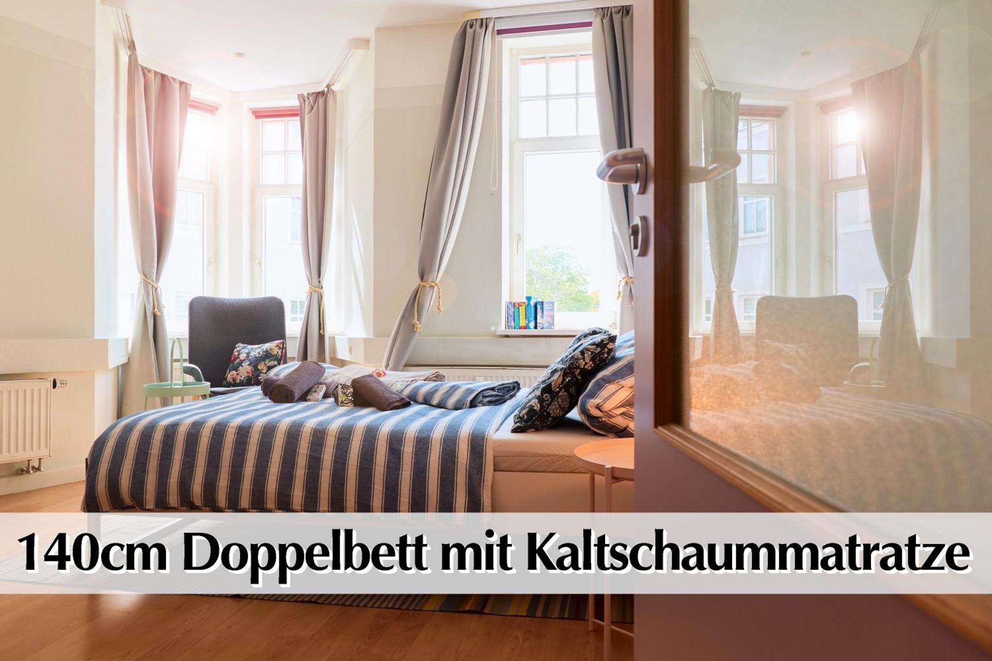 12 Fewos Im Jugendstilhaus Mit Aufzug, Terrasse, Kingsize-Bett, Smart-Tv, Etc Ерфурт Стая снимка