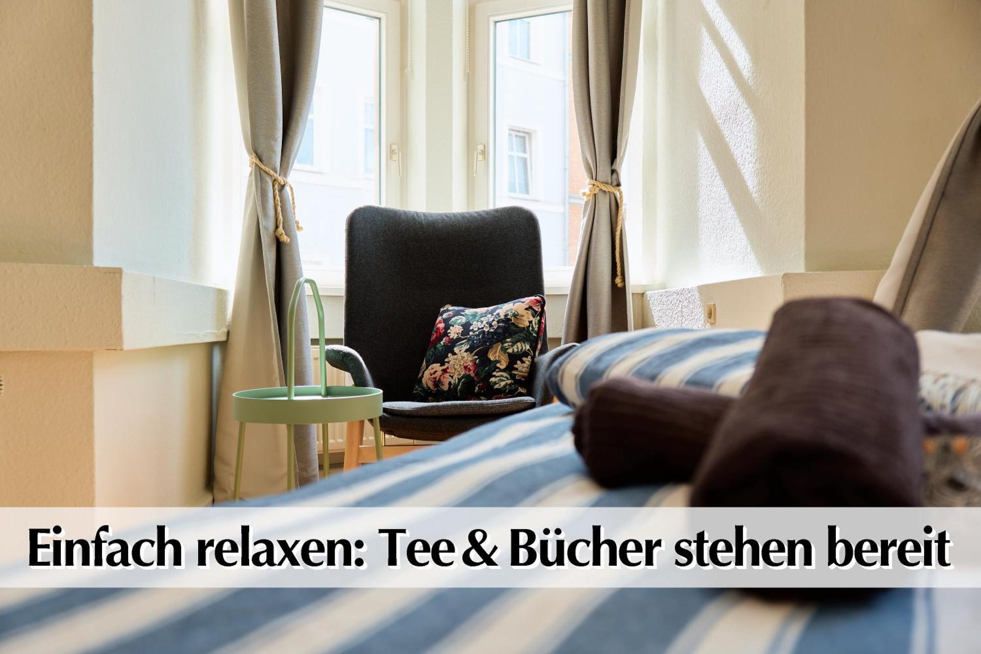 12 Fewos Im Jugendstilhaus Mit Aufzug, Terrasse, Kingsize-Bett, Smart-Tv, Etc Ерфурт Стая снимка
